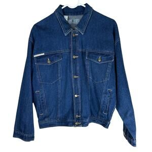 Vintage Rigolletto Men’s Denim Jacket XL Unisex Oversized Gorpcore Fit